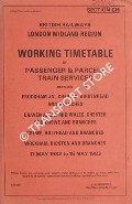Working Timetable of Passenger & Parcels train services - Section CH - Frodsham Jn., Chester, Birkenhead; Craven Arms, Mid Wales, Chester; Crewe and Holyhead; Wrexham and Bidston - 17 May 1982 to 15 May 1983 by British Railways London Midland Region